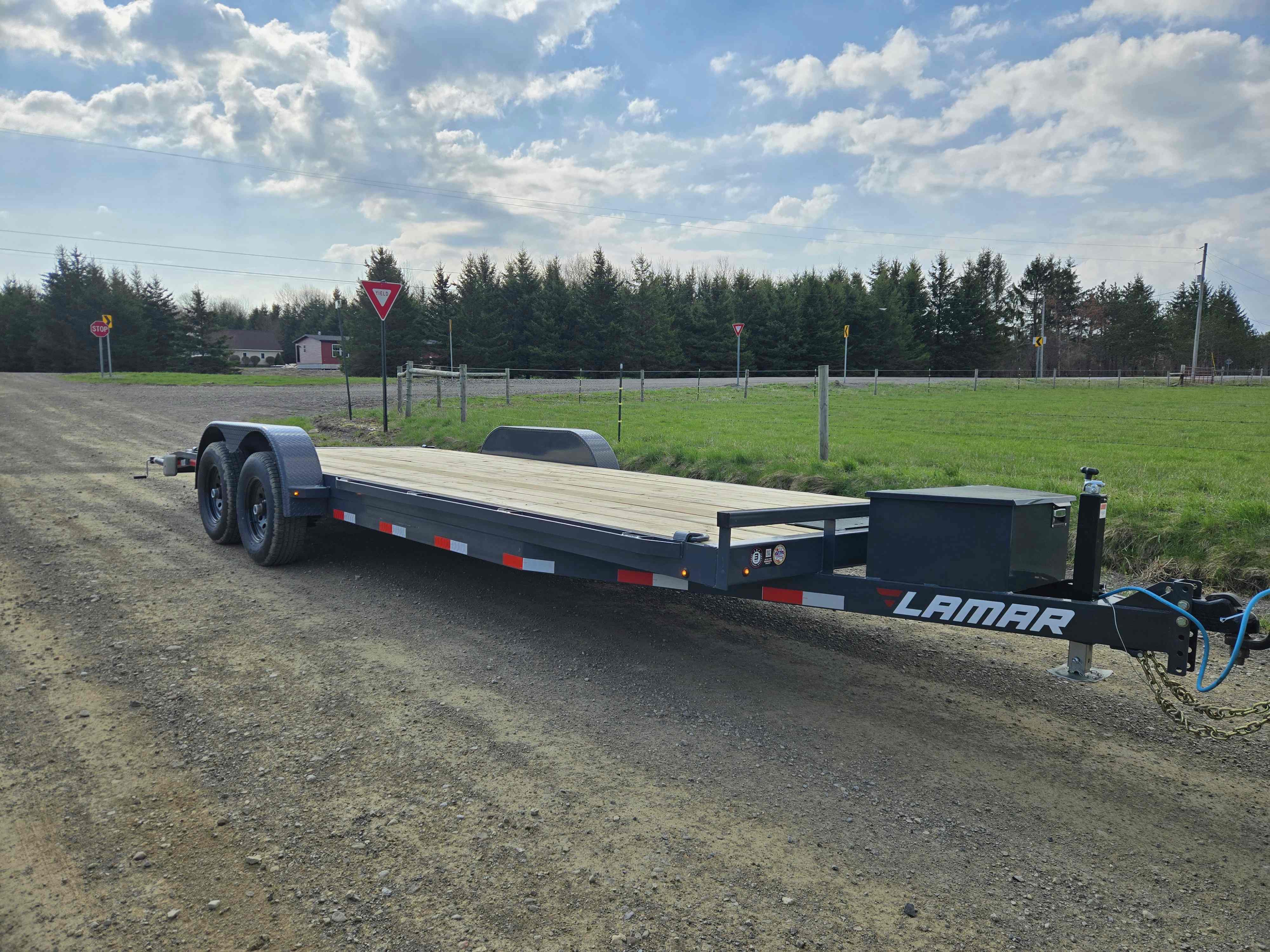 High-quality 7' x 22' Car Hauler Trailer - Image 1